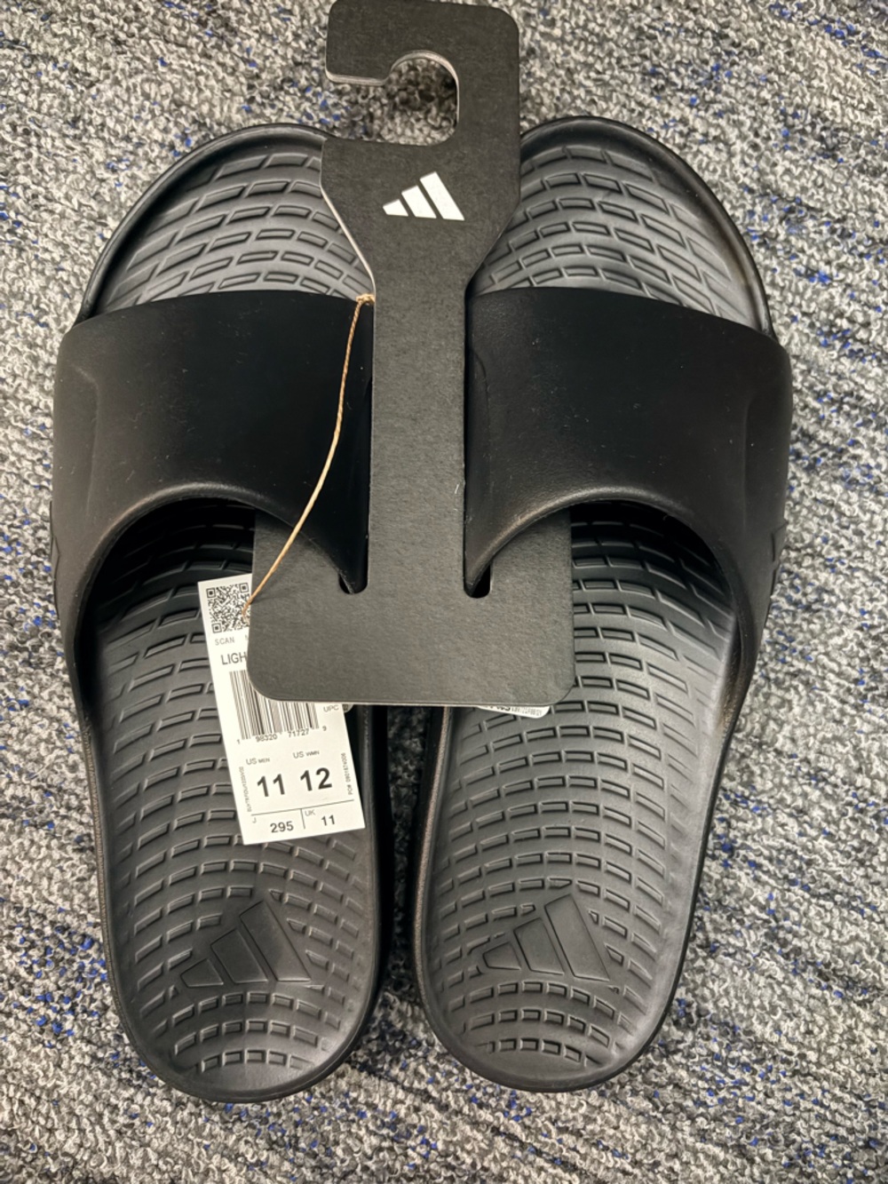 *NWT* Mens Adidas Lightshift Slides - Black